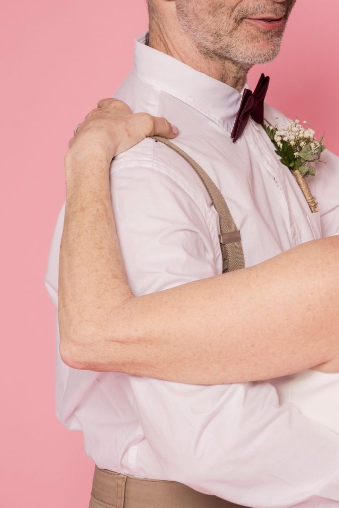 Couple enlacé