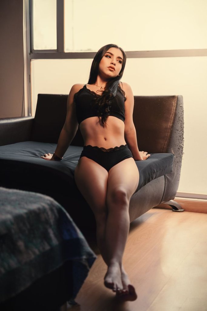 Femme en lingerie