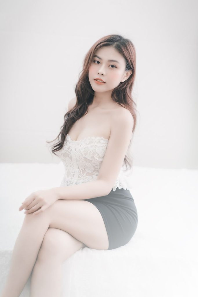 Femme en lingerie