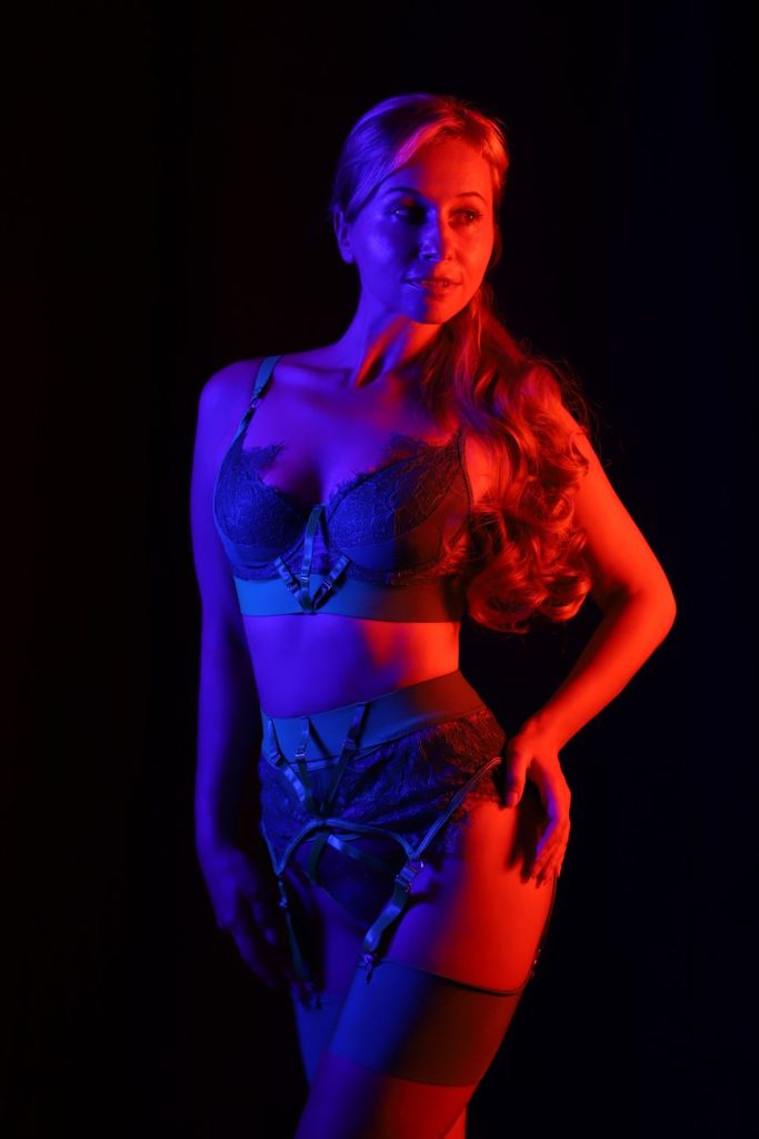 Femme en lingerie